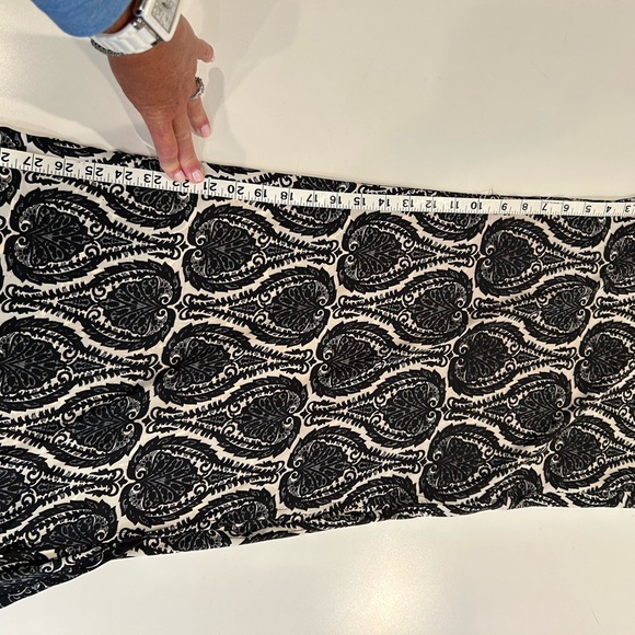 Elan silk black white jumpsuit size Medium - Picture 9 of 9